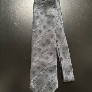 Versace Gray Patterned Men's Tie